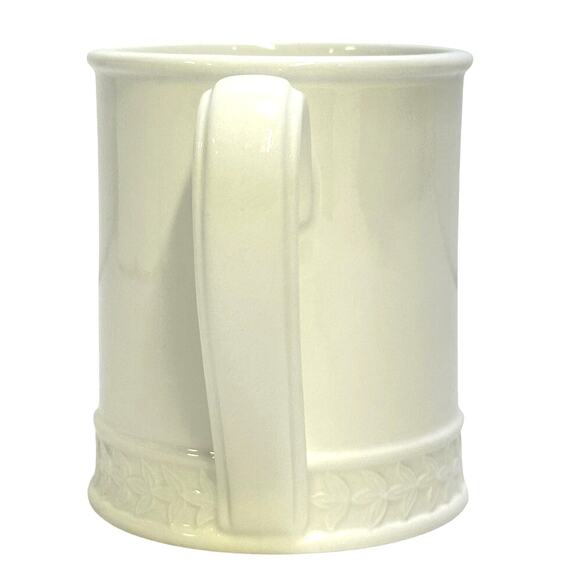 Portmeirion 1998-2006 Retired 'Options' Embossed Smooth Laurel Rim Tankard Cup - Picture 3 of 7